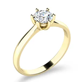 Zásnubní prsten žluté zlato 585/1000 zirkon ZP-10965-ZL-ZIR