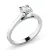 Dámský prsten bílé zlato 585/1000 přírodní diamant 0.62 ct G/SI 10966-B-DIA
