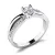 Dámský prsten bílé zlato 585/1000 přírodní diamant G/SI 10998-B-DIA