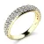 Dámský prsten žluté zlato 585/1000 přírodní diamant G/SI 140005-ZL-DIA