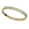 Dámský prsten žluté zlato 585/1000 přírodní diamant G/SI DF1670Z