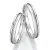 Snubní prsteny ocel přírodní diamant 0.039 ct SP-22070