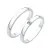 Snubní prsteny stříbro 925 zirkon 0.060 ct SP-230-Ag