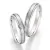 Snubní prsteny ocel přírodní diamant 0.040 ct SP-22010