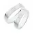Snubní prsteny stříbro 925 zirkon 0.025 ct SP-242-Ag