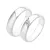 Snubní prsteny stříbro 925 zirkon 0.050 ct SP-223-Ag