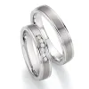 Snubní prsteny titan s ocelí 0.120 ct SP-06130
