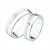 Snubní prsteny stříbro 925 zirkon 0.028 ct SP-238-Ag