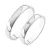 Snubní prsteny stříbro 925 zirkon 0.025 ct SP-207-Ag