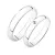 Snubní prsteny stříbro 925 zirkon 0.025 ct SP-202-Ag