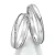 Snubní prsteny ocel přírodní diamant 0.040 ct SP-22050