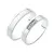Snubní prsteny stříbro 925 zirkon 0.090 ct SP-227-Ag