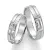 Snubní prsteny stříbro 925 přírodní diamant 0.025 ct SP-51070