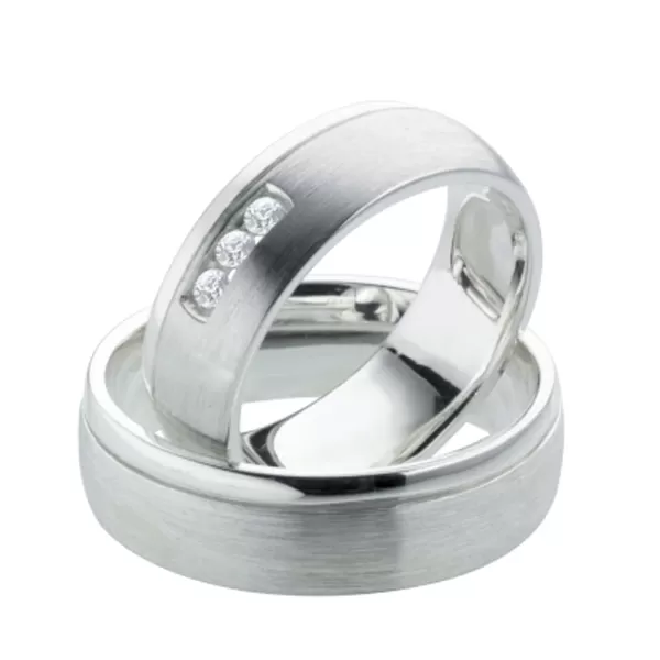 Snubní prsteny titan zirkon TR-88013