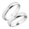 Snubní prsteny bílé zlato 585 zirkon 0.028 ct G/SI SP-282B