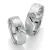 Snubní prsteny stříbro 925 přírodní diamant 0.025 ct SP-51010