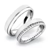 Snubní prsteny bílé zlato 585 zirkon 0.480 ct G/SI SP-61035B