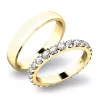 Snubní prsteny bílé zlato 585 zirkon 1.370 ct G/SI SP-61029