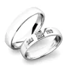 Snubní prsteny bílé zlato 585 zirkon 0.048 ct G/SI SP-61034B