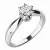 Zásnubní prsten bílé zlato 585/1000 přírodní diamant 0.33 ct G/SI ZP-10763D