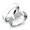 Snubní prsteny bílé zlato 585 zirkon 0.396 ct G/SI SP-61041