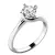 Zásnubní prsten bílé zlato 585/1000 přírodní diamant 0.60 ct G/SI ZP-10779D