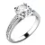 Zásnubní prsten bílé zlato 585/1000 přírodní diamant 1.05 ct G/SI ZP-10777D