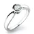 Zásnubní prsten bílé zlato 585/1000 přírodní diamant 0.20 ct G/SI ZP-10810D