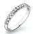 Zásnubní prsten bílé zlato 585/1000 přírodní diamant 0.156 ct G/SI ZP-10814D