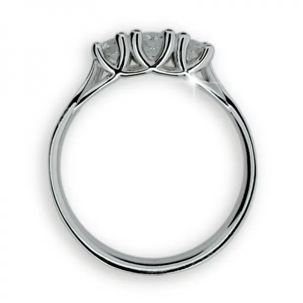 Zásnubní prsten bílé zlato 585/000 přírodní diamant 0.690 ct G/SI ZP1924