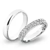 Snubní prsteny bílé zlato 585 zirkon 0.810 ct G/SI SP-61060
