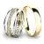 Snubní prsteny žluté zlato 585 SP-61044-SET04
