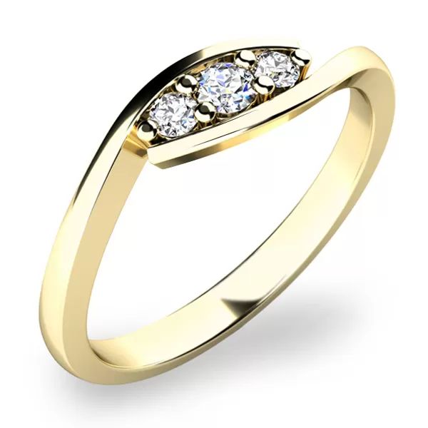 Zásnubní prsten s diamanty ZP-10847D