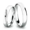 Snubní prsteny žluté zlato 585 zirkon 0.030 ct G/SI SP-61038