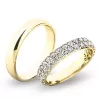 Snubní prsteny bílé zlato 585 zirkon 0.810 ct G/SI SP-61060