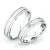 Snubní prsteny stříbro 925 zirkon 0.024 ct G/SI stříbra SP-61055-Ag