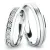 Snubní prsteny stříbro 925 zirkon 0.165 ct G/SI SP-61052-Ag