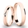 Snubní prsteny žluté zlato 585 zirkon 0.025 ct SP-286-01