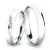 Snubní prsteny stříbro 925 zirkon 0.030 ct G/SI - SP-61038-Ag