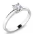 Zásnubní prsten bílé zlato 585/1000 přírodní diamant 0.25 ct G/SI ZP-10940D