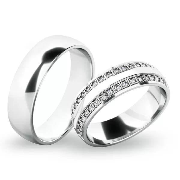 Snubní prsteny žluté zlato 585 zirkon 0.187 ct G/SI SP-61074Z