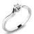 Zásnubní prsten bílé zlato 585/1000 přírodní diamant 0.060 ct G/SI ZP-10937D
