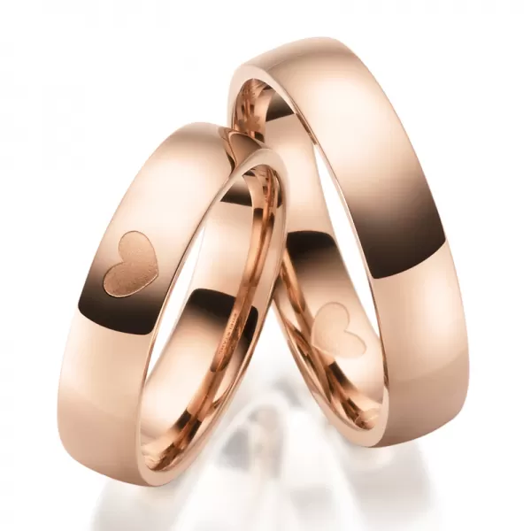 Snubní prsteny ocel zirkon SP-ES-031