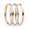 Snubní prsteny ocel zirkon ke skládání SP-NS-03-04-03