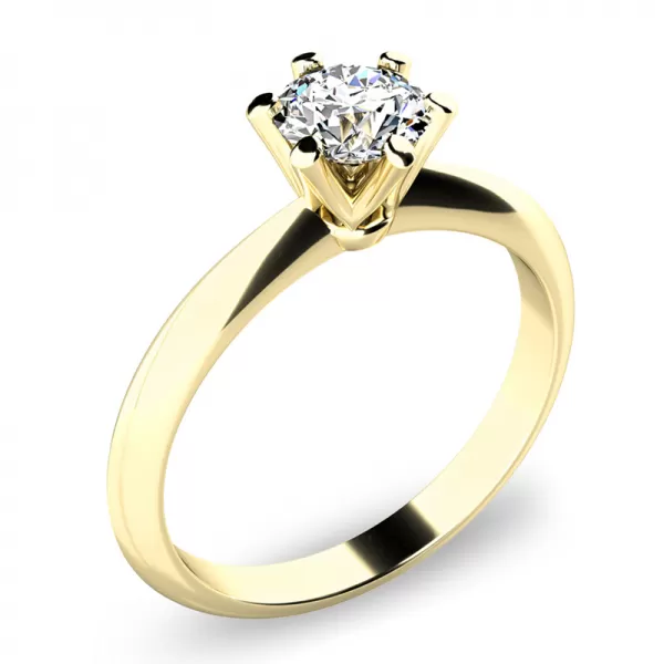 Zásnubní prsten bílé zlato 585/1000 zirkon ZP-140016-B-ZIR