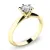 Dámský prsten přírodní diamant 0.410 ct G/SI 140016D-ZL