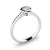 Zásnubní prsten bílé zlato 585/1000 přírodní diamant 0.330 ct G/SI ZP-140001D-B