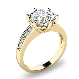 Zásnubní prsten žluté zlato 585 zirkon ZP-10958-ZL-ZIR