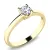 Zásnubní prsten žluté zlato 585/1000 zirkon ZP-10940-ZL-ZIR