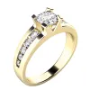 Zásnubní prsten žluté zlato 585/1000 přírodní diamant 0.80 ct G/SI ZP-10776D-ZL